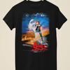 Back To The Future Japanese Movie Poster Inspired Black T Shirt Vintage Washed Graphic Versatile Unisex Top For Everyday Wear