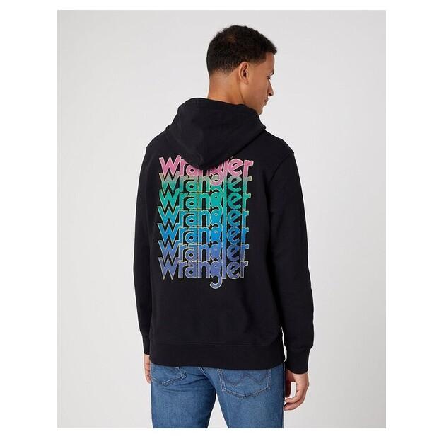 Толстовка с капюшоном Wrangler GRAPHIC HOODIE EU XL