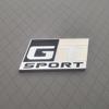 1pc 3D Metal GT SPORT Logo Car Front Grille Badge Sider Fender Rear Trunk Emblem Sticker for Car Body Stying Decoration Accessories