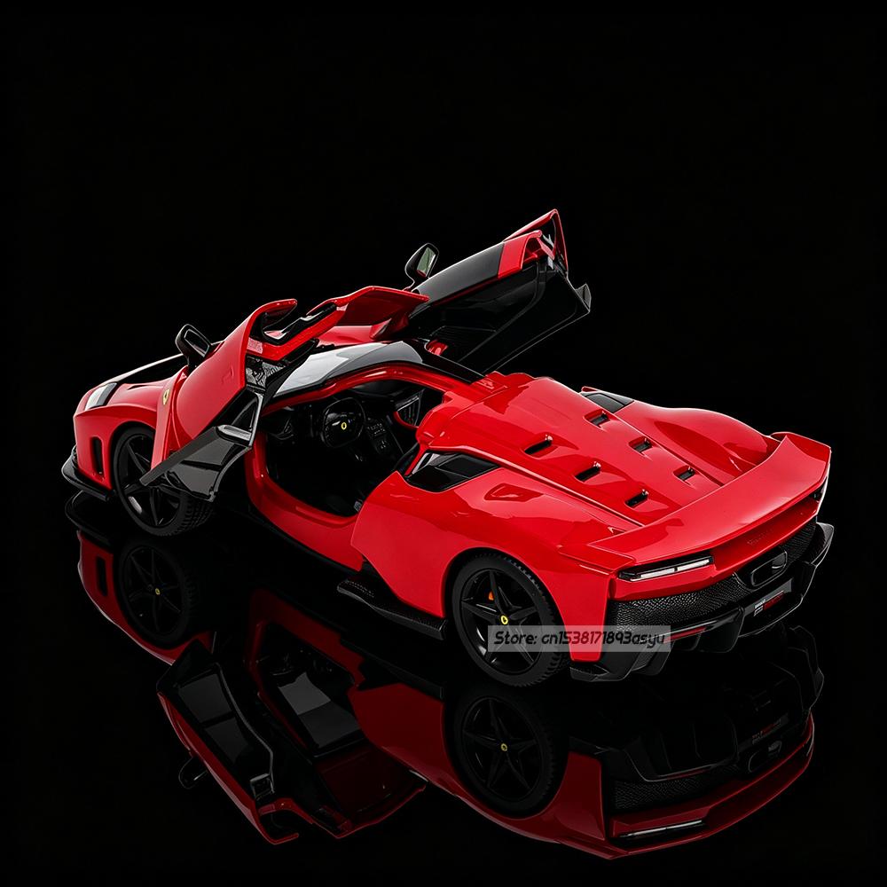 בבוראגו 1:24 סדרת פרארי LAFERRARI F80 STRADALE דגם מכונית סגסוגת צעצוע Diecast אוסף קלאסי מתנה פנים מעודן