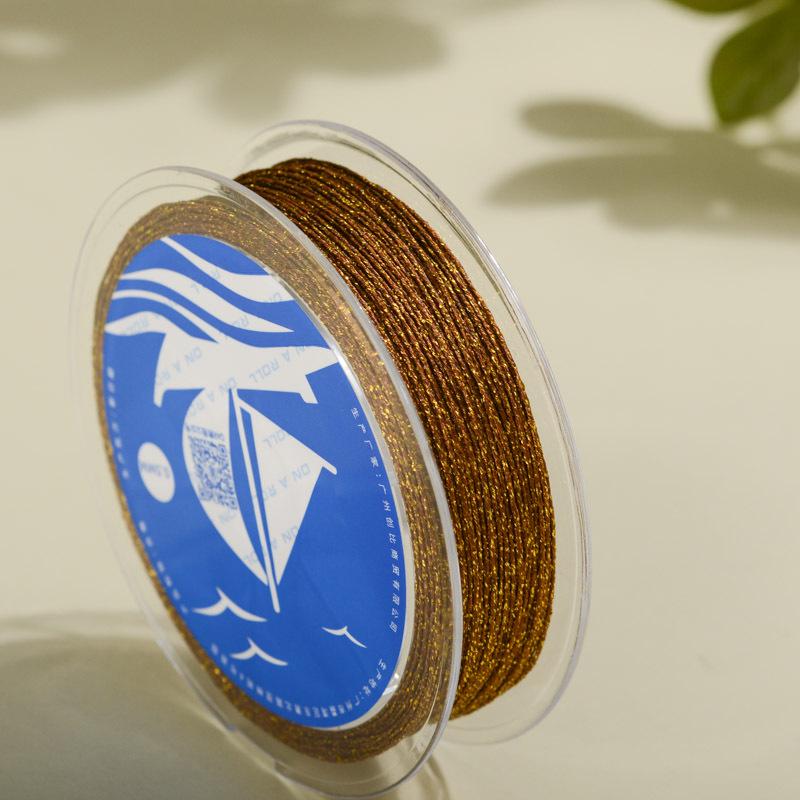 Gold/Silver Thread DIY Hand-Woven Braided Rope Bracelet Kit