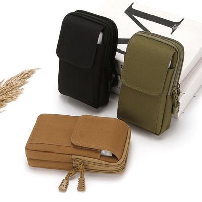 Men's Waist Bag Nylon Portable Durable Coin Purse Fashionable And Versatile Casual Mobile Phone Bag Small Bag Outdoor Small Bag