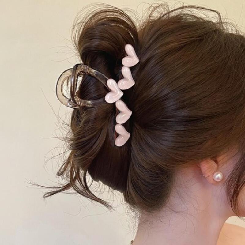 Women s Lovely Pastel Updo Hair Clip A32042_Purple