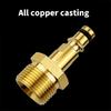 Highly Pressure Hose Connectors Brass Quickly Connect Fittings Adapter for Power Washers Reliability Performances