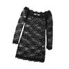 eBay casual lingerie stretch word shoulder long sleeve perspective sexy