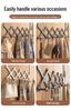 Wow-wow Punch-Free Folding Clothes Hook - Retractable Bedroom/Bathroom Storage Rack