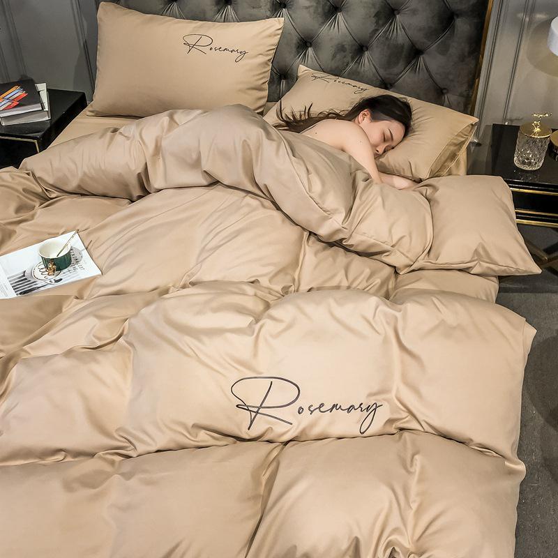 Hochwertiges Reines Baumwoll-Bettwäsche-Set für den Sommer - Exklusives 3-teiliges Set für Studenten, Wohnheime und Babyzimmer
