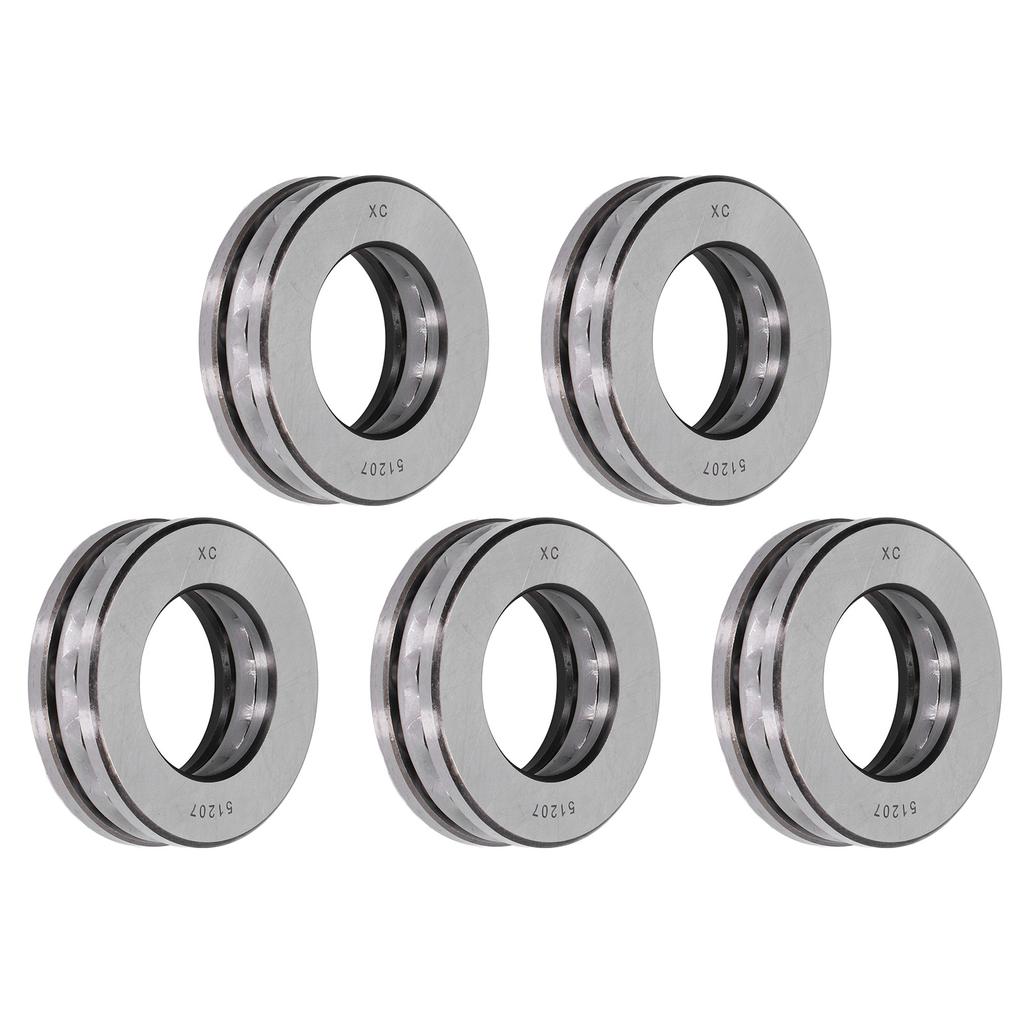 5Pcs Thrust Ball Bearings Plane Axial Thrust Balls Bearing for Crane Hooks Vertical Water