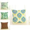 Premium Geometry Painting Pillow Case New Case 45*45 Cotton Linen Throw Pillows
