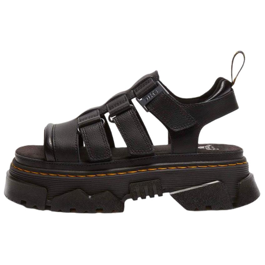 Dr. Martens Mattison 3 PU Leather Minimalist Comfortable Roman Sandals Women sandals Black 40891001 36