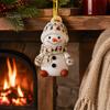 Hanging Acrylic Ornaments Christmas Snowman Ornament, 2D Lightweight Pendant, Fade Decorative Party Favors Resistant Piece for Holiday Tree