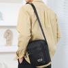 Men Small Crossbody Bag Multi-Pocket Sling Bag Waterproof Lightweight Shoulder Bag for Street Work Commuting