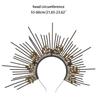Vintage Goddess Headpiece Hairband Halo Crown Hair Hoop Headwear Halloween Girls Hair Accessories for Carnival Cosplay