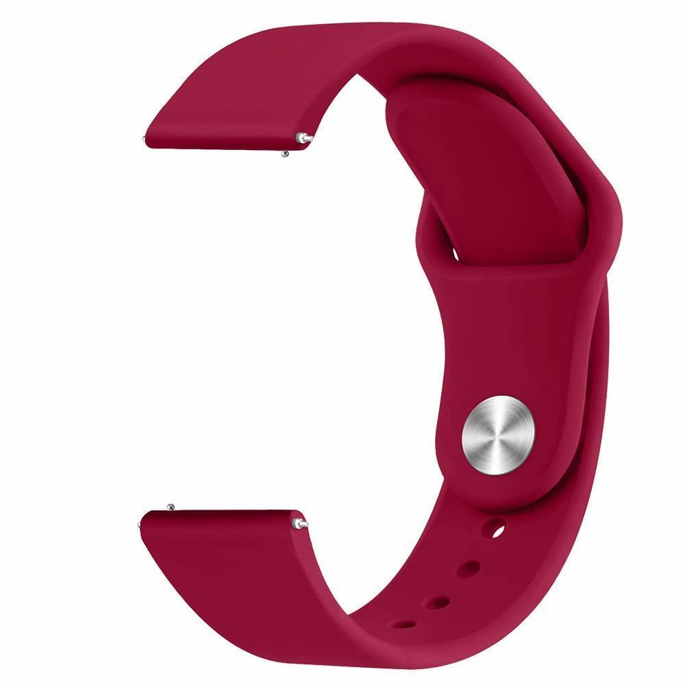 Pulseira esportiva de silicone de 20 mm / 22 mm para Samsung Galaxy Watch 4 5 6 40 mm 44 mm 6 Classic 43 mm / 47 mm 5 LTE 44 mm 5 Pro 45 mm 4 Classic 42 mm 46 mm 3 41/45 mm