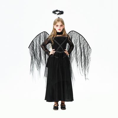 Halloween Children's Costume Angel Demon Girl Night Elf Children's Clothing Stage Dress Performance Dress