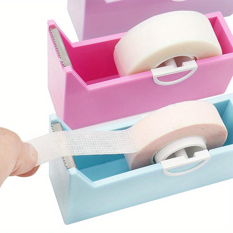 Eyelash Extension Tape Holder Base Lash Adhesive Tape Cutter Dispenser Grafting Lash Plastic Rotating Makeup Tool