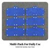 6 Pieces Blue Helmet Sweatband Absorbent Snap-Fastener-on