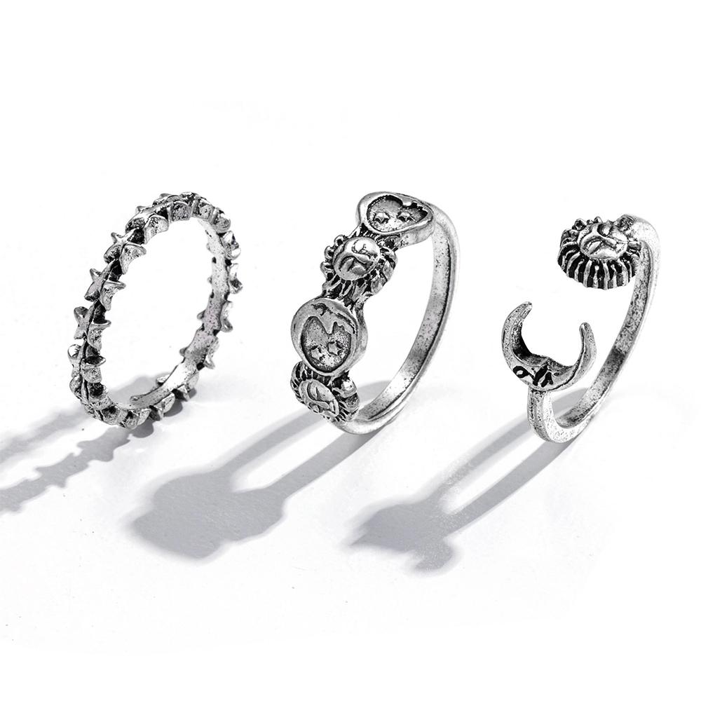

Хип-хоп рок геометрический круглый набор колец в стиле панк аксессуары с открытым указательным пальцем кольцо с пряжкой и хвостом женские ювелирные изделия серебряный
