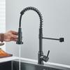 Pull Down Kitchen Faucet Sing Handle Cold Water Mixer Tap 360° Swivel Dual Function Nozzle Kitchen Sink Tap Crane