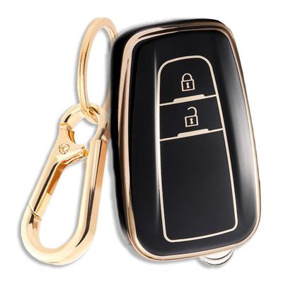 Toyota TPU Schlüsselhülle Schlüsselabdeckung Smart Key Schutzhülle Stoßfest Staubdicht Leicht Passgenau