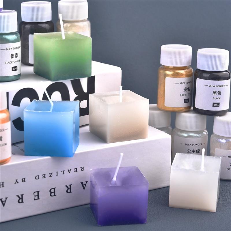 10 G/Şişe Epoksi Reçine Boyası Mika Tozu Toz Pigmentler Seti Reçine Mika Sedefli Reçine İnci Mikalar Renklendiriciler Reçine El Sanatları