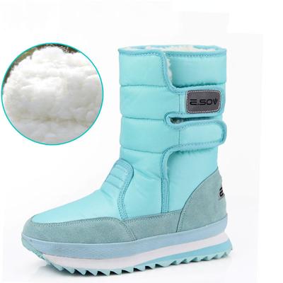 Rutschfeste Wasserdichte Schneestiefel Damen Verdickte Baumwollschuhe Winter Gefütterte Schneestiefel Herren