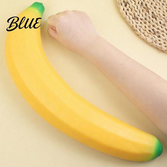 Giant Banana Soft Toy Squeeze Stress Relief TPR Slow Rebound Anxiety Fidget for Kids Adults Birthday Christmas Gift Focus And Relaxation Ball