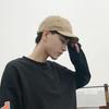 Retro Men's Solid Color Hat Couple Soft Top Comfortable Skin Friendly Baseball Cap Men's Duckbill Cap Men