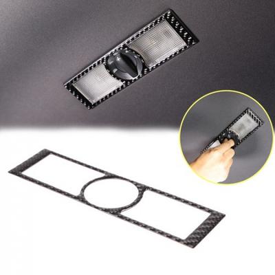 Soft Carbon Fiber Rear Reading Lamp Interior Trim For Seat Leon 2008-12