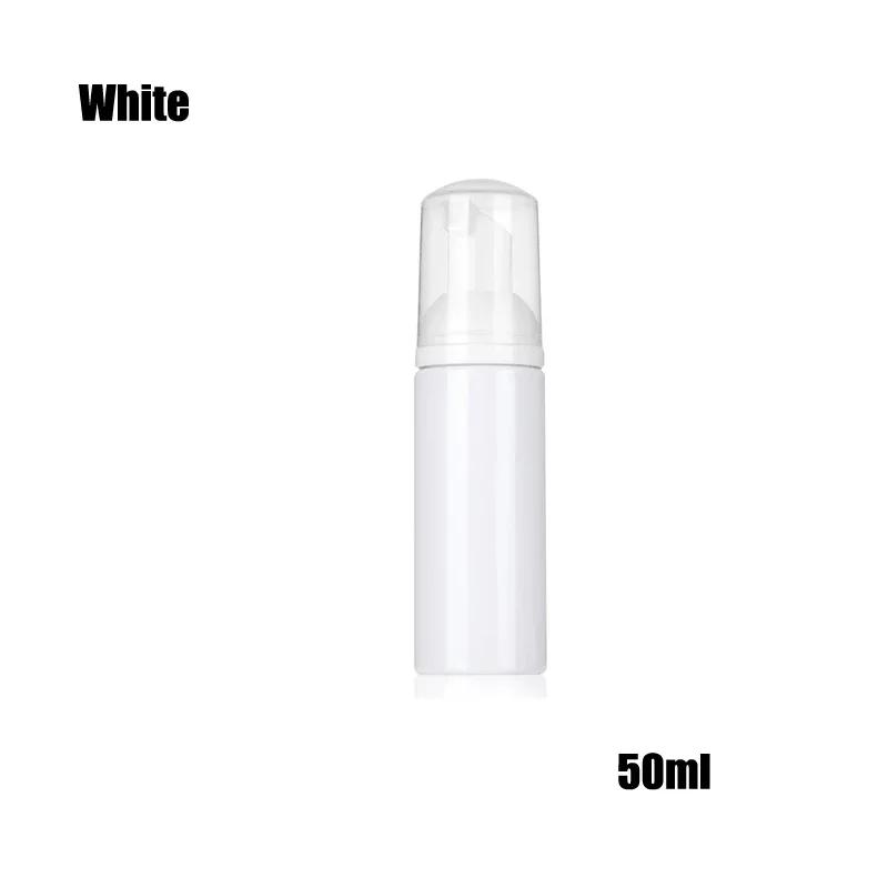 12pcs 30/50/60/100/150/200ml Plastic Transparen Foam Pump Bottle Empty Cosmetic White Soap Dispenser Foaming Bottle with Pump