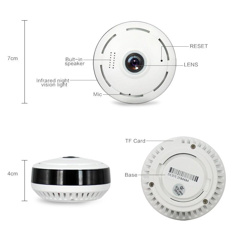 Buy HD 360 Degree Panoramic Wide Angle MINI Cctv Camera Smart IPC ...