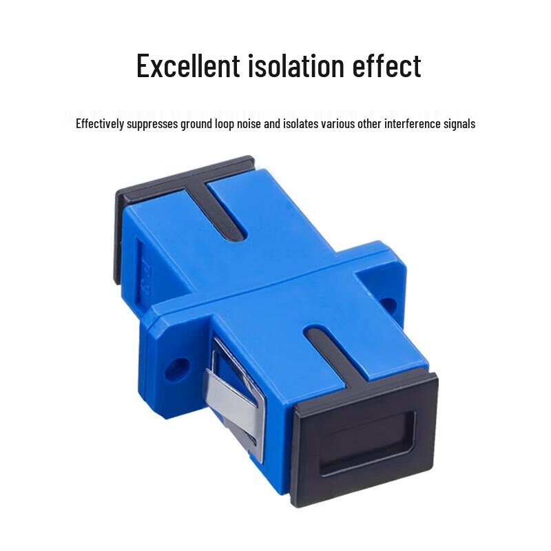 SC-SC Simplex Fiber Optic Adapter (10-Pack)