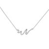 Ripple S925 Sterling Silver 14K Gold-Plated Zircon Pendant Necklace - Luxury Gift for Girlfriend or Best Friend