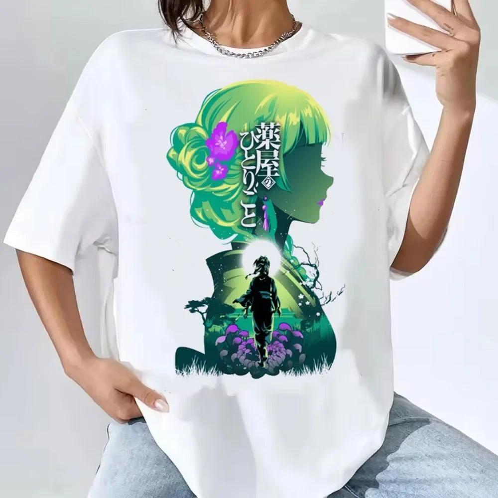 Kusuriya No Hitorigoto Maomao T Shirt Women Kawaii Short Sleeve Cartoon Tshirt Anime Aesthetic Y2k Harajuku Tshirt Female