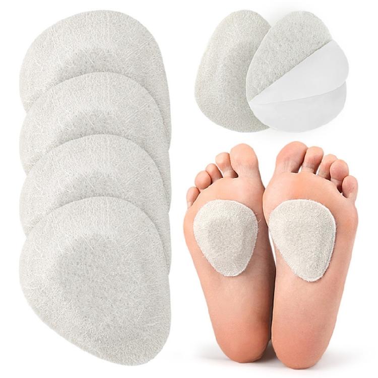 4Pairs High Heel Protectors Pads Cloth Forefoot Cushion Anti Blister Adhesive Shoe Inserts Cushion For Women Footwear