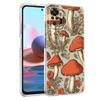 Colorful Mushroom Transparent Phone Case for Redmi 13C 12C 10C Note 13 12 11 11T K40 Gaming Plus Pro 4G 5G Soft TPU Cover Shell