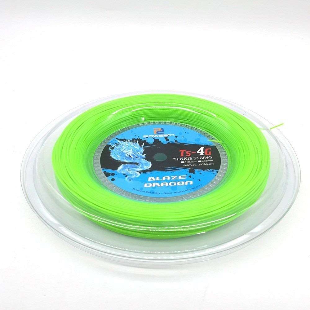 Polyester Tennis String Smooth Neon Green Tennis String Racquet Restringing неоновый зеленый