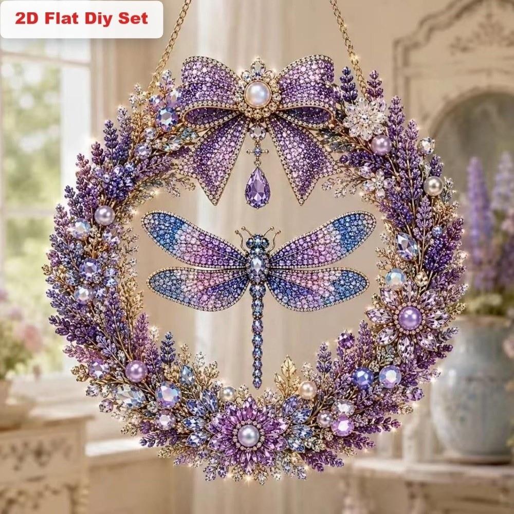 Cat DIY Painting Kit Butterfly Art Hanging Decor Christmas Decor