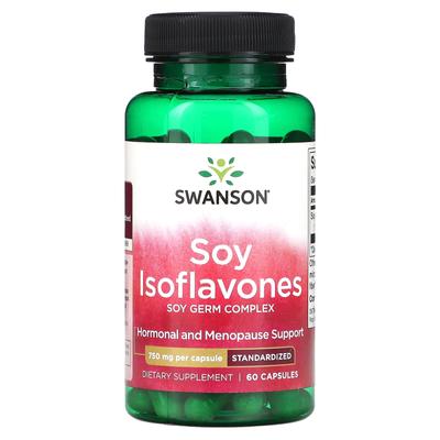 Soy Isoflavones, 750 Mg, 60 Capsules