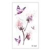 Waterproof Long-lasting Cute Peacock Feather Temporary Tattoo Stickers for Women