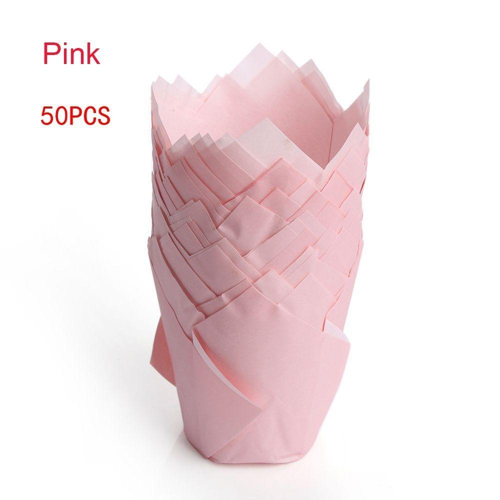 New DIY Cake Muffin Cups Bakeware Pastry Tools Cupcake Liners Tulip Baking Cup Party Supplies