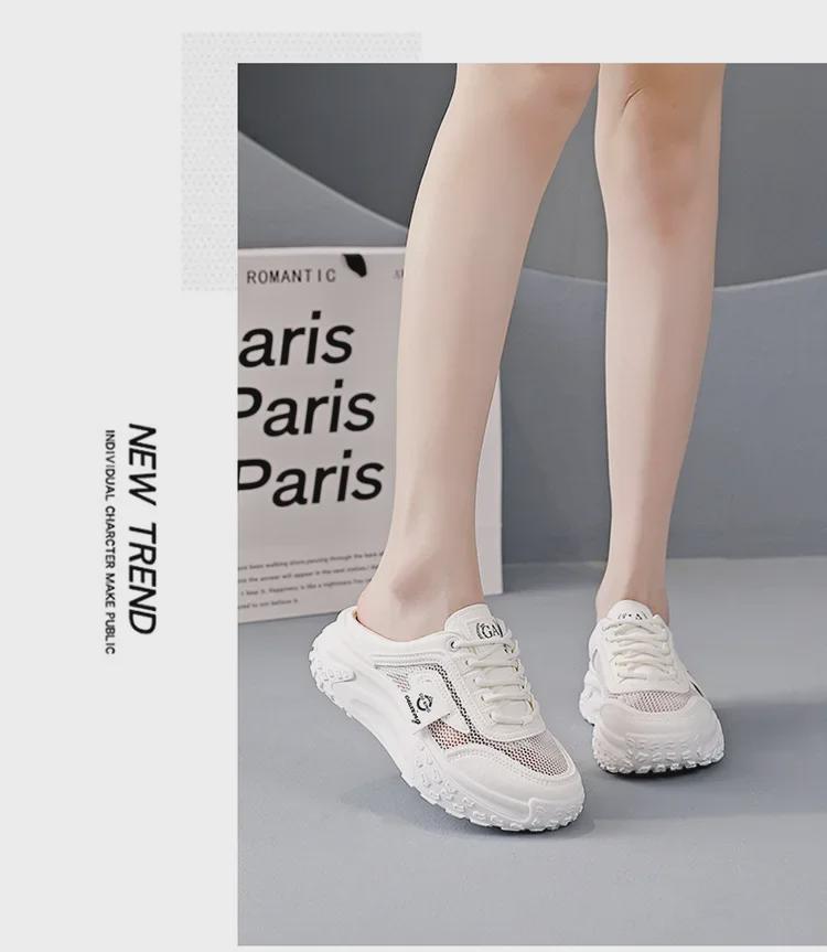 Dam Casual Mesh Slip-On Sandaler, Sommar Utomhus Sportskor Q070 (2025-modellen)