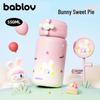 BABLOV Kids 316 Stainless Steel Thermos Bottle with Straw