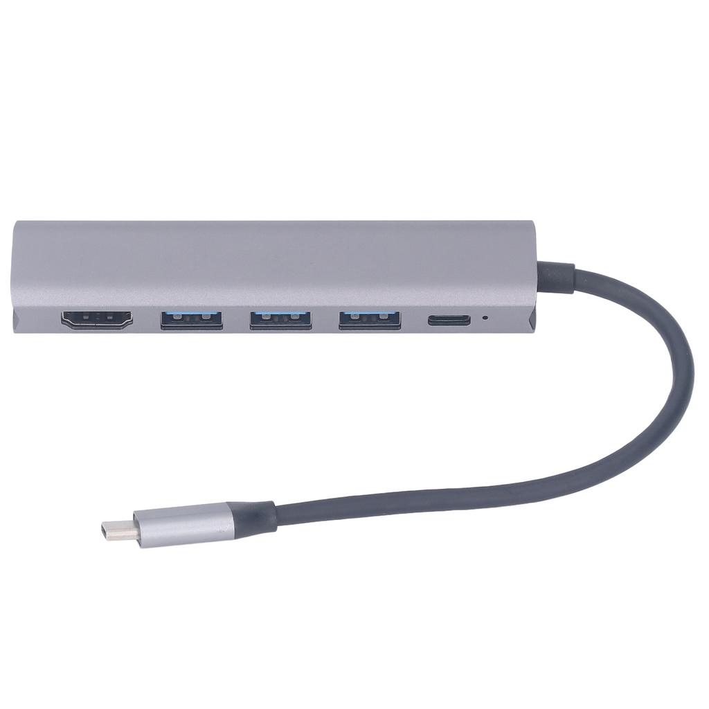 5 v 1 Typ C Hub Adaptér USB a 4K HD Multimediálne Rozhranie Rozbočovač Prenosný Rozširovač Kompatibilný s Displejom Notebooku