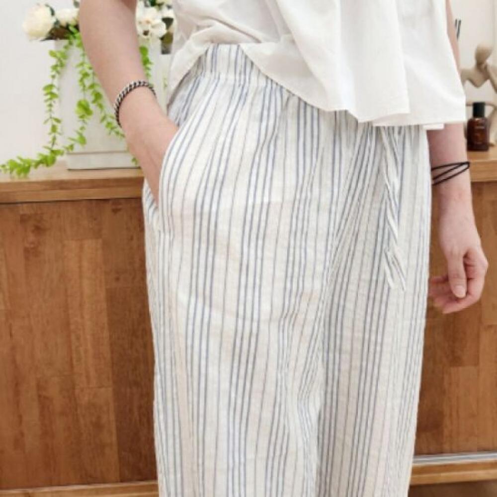 From Heart Women Seersucker Cool Wide Pants 3colors