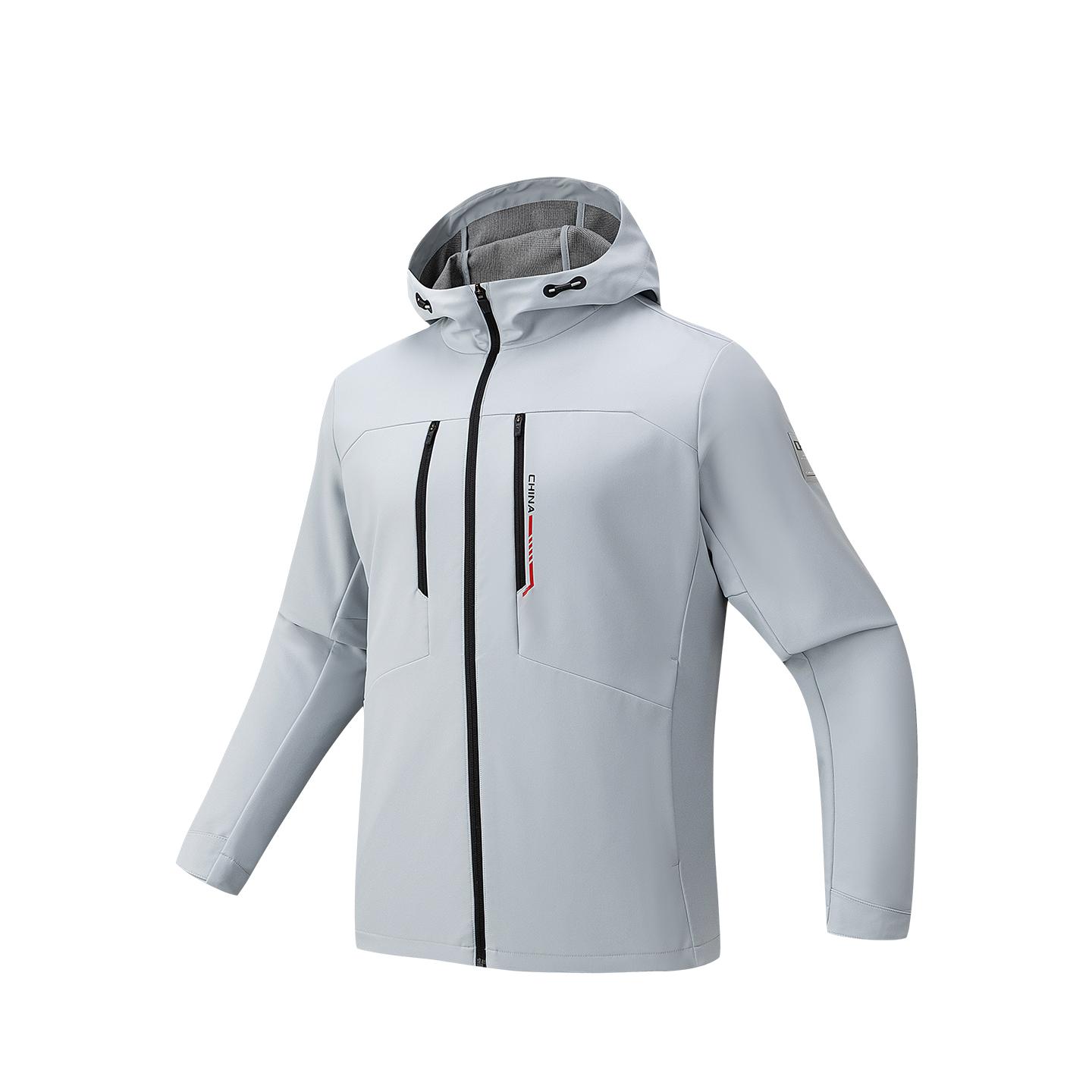 Anta Chn Комплексная тренировочная серия Утепленная куртка Весна 2026 Мужская куртка Светло-серый 152617615-2 2XL