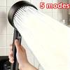 High-Pressure Showerhead Featuring 5 Different Spray Settings - Durable Rainfall Shower System, Easy Installation for Bathtubs