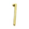 6cm Door Number Sign Creative Self Adhesive Gold Plate Sign 3D ABS Number Stickers Universal