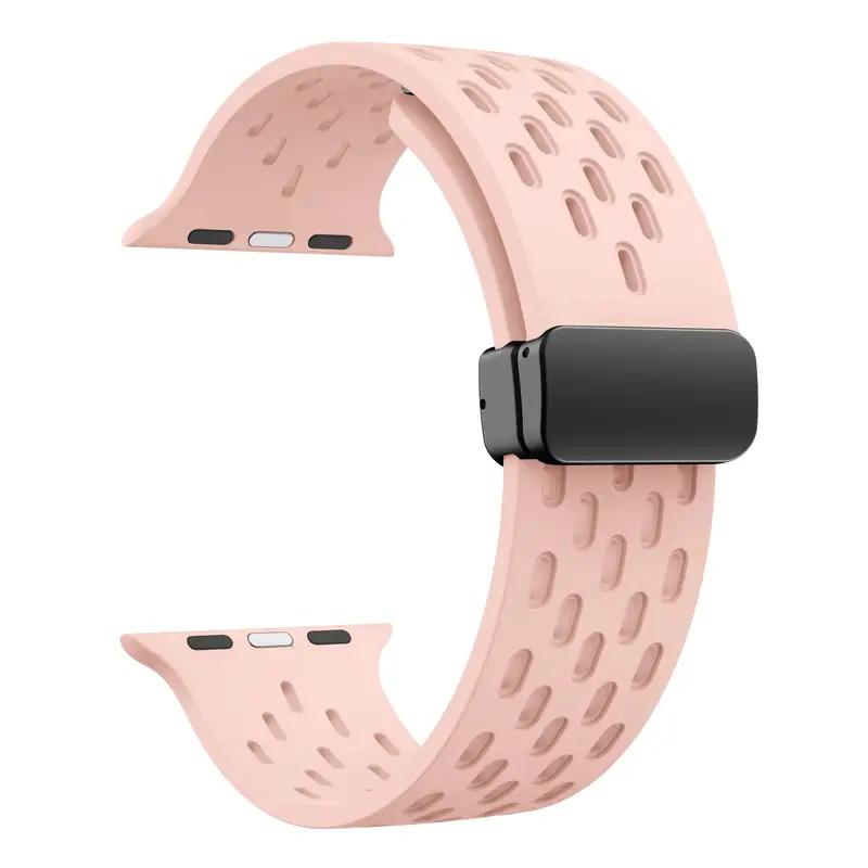 

Силиконовый ремешок для Apple Watch band 49мм 45мм 44мм 42мм 46мм 40мм 41мм Браслет Correa iWatch Series 11 9 8 10 SE 7 6 5 Ultra 2 38 40 41 S11-42 mm