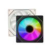 Prism 4Pro ARGB-Gehäuselüfter-Set, 12 cm, Mystic Light Sync, 5 V, 3-polig, Computergehäuselüfter, Doppelpack, RGB-Lüfter